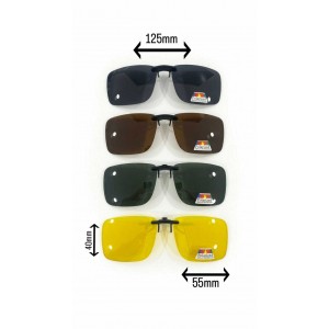 İnce Mandallı Orta (Faset Model) Polarize Klips