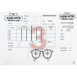 Sipariş Formu Baskılı 14x20cm 2,000 Ad.