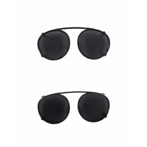 Polarize Yuvarlak Geçmeli Klips Füme