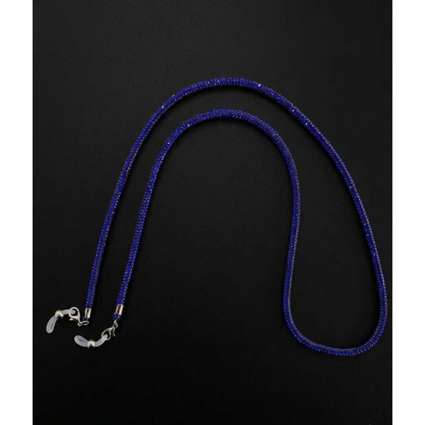 Gözlük Askısı Taşlı Lacivert 1 Ad. 