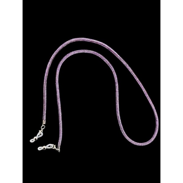 Gözlük Askısı Taşlı Lila 1 Ad. 