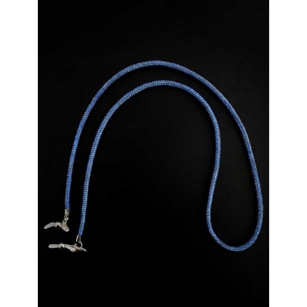 Gözlük Askısı Taşlı Mavi 1 Ad. 