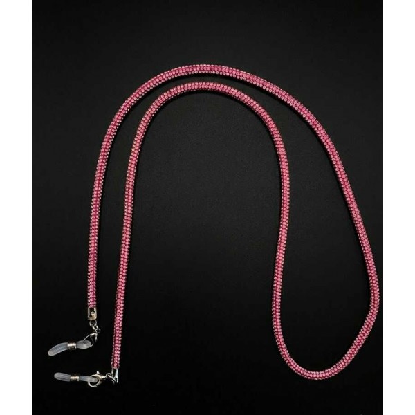 Gözlük Askısı Taşlı Pembe 1 Ad. 