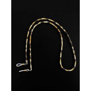 Gözlük Askısı Taşlı Siyah-Gold 1 Ad.