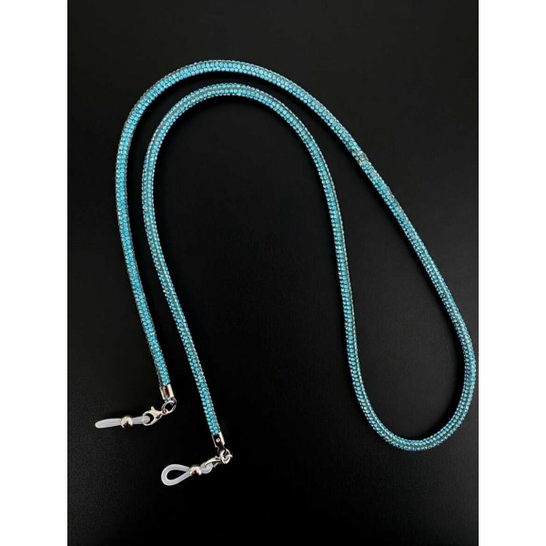 Gözlük Askısı Taşlı Turkuaz 1 Ad. 