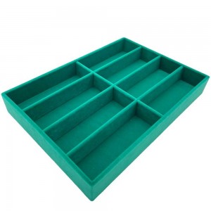 Gözlük Teşhir Standı Kadife Kaplama 8'li 25x35 cm 1 Ad.