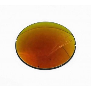 Cr39 Organik Polarize Kırmızı Aynalı Güneş camı 6B 75mm 1 Çift