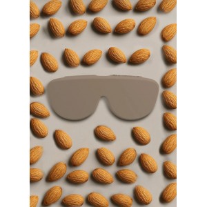 Katlanabilir Silikon Gözlük Kılıfı Bej 1 Ad.