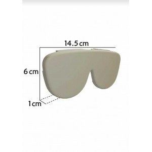 Katlanabilir Silikon Gözlük Kılıfı Bej 1 Ad.