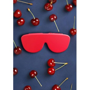 Katlanabilir Silikon Gözlük Kılıfı Kırmızı 1 Ad.