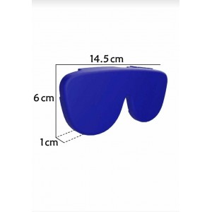 Katlanabilir Silikon Gözlük Kılıfı Lacivert 1 Ad.