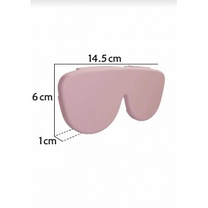 Katlanabilir Silikon Gözlük Kılıfı Pembe 1 Ad.
