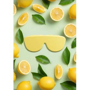 Katlanabilir Silikon Gözlük Kılıfı Sarı 1 Ad.