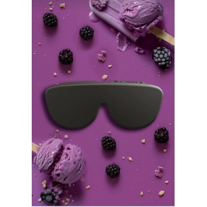 Katlanabilir Silikon Gözlük Kılıfı Siyah 1 Ad.