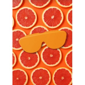 Katlanabilir Silikon Gözlük Kılıfı Turuncu 1 Ad.