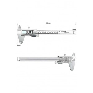 Kumpas Dijital Çelik 150mm