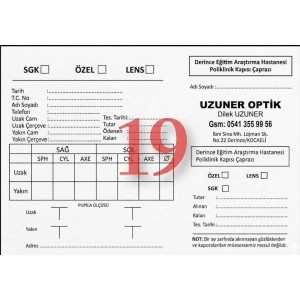 Sipariş Formu Baskılı 14x20cm 2,000 Ad.