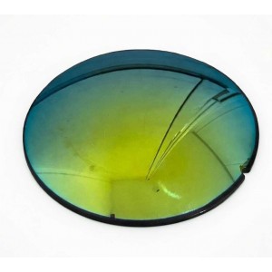 Cr39 Organik Polarize Sarı Aynalı Güneş camı 6B 75mm 1 Çift