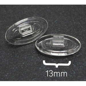 Silikon Plaket Tırnaklı Elips Geçme 13 mm 100-500-2,000 Ad.