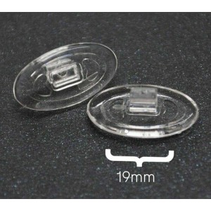 Silikon Plaket Tırnaklı Elips 19 mm 100-500-2,000 Ad.