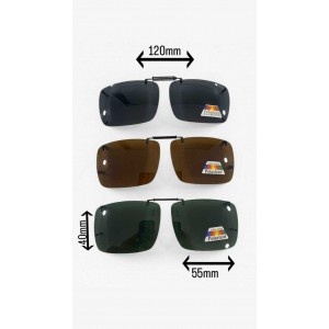 Yaylı Polarize Büyük Köşeli Klips