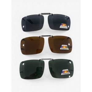 Yaylı Polarize Büyük Köşeli Klips