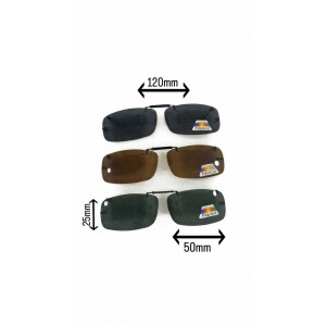 Yaylı Polarize Küçük Köşeli Klips